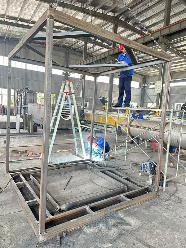 外貿出口到也門的全套鋁合金淬火爐時效爐開始制造